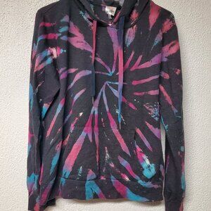 Womens Mulitcolored Top Sweatshirt Hoodie by Belle due Jour Size XL